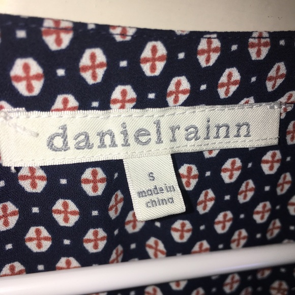 Daniel Rainn Navy Print Tunic Dress - Picture 4 of 8